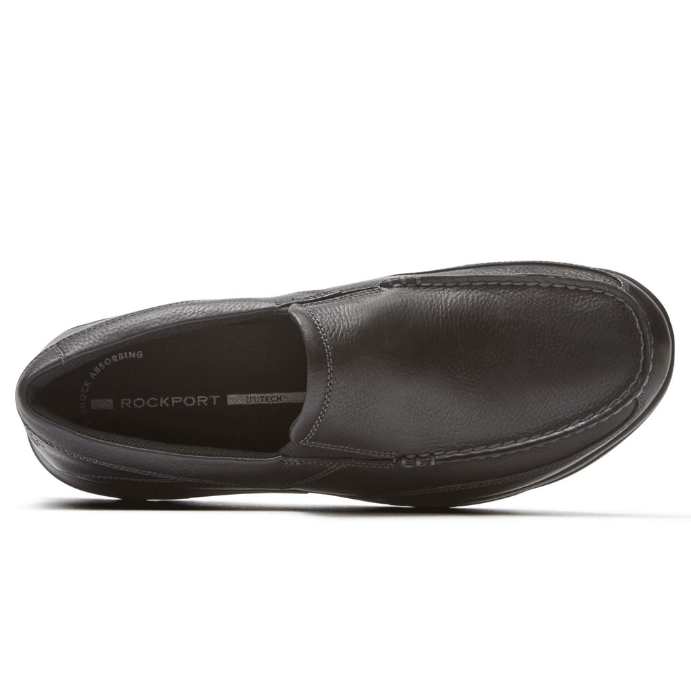 Sapato Vela Rockport Homem Pretas - City Play Two - 70243FKMJ